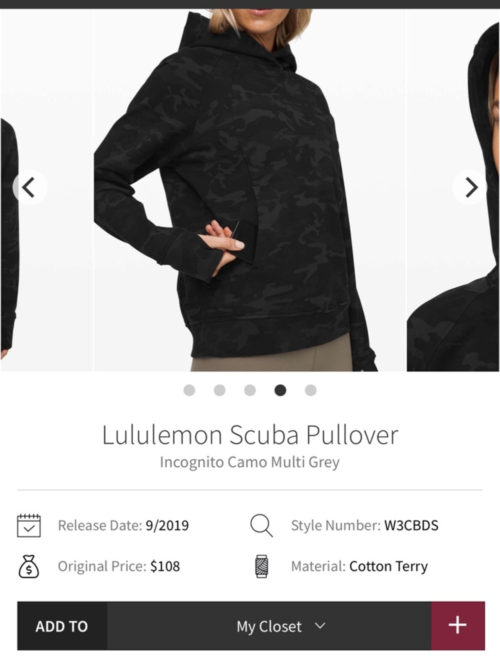 Lululemon Scuba Pullover - Picture 8 of 8